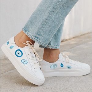 Soludos Evil Eye Ibiza Platform Sneaker